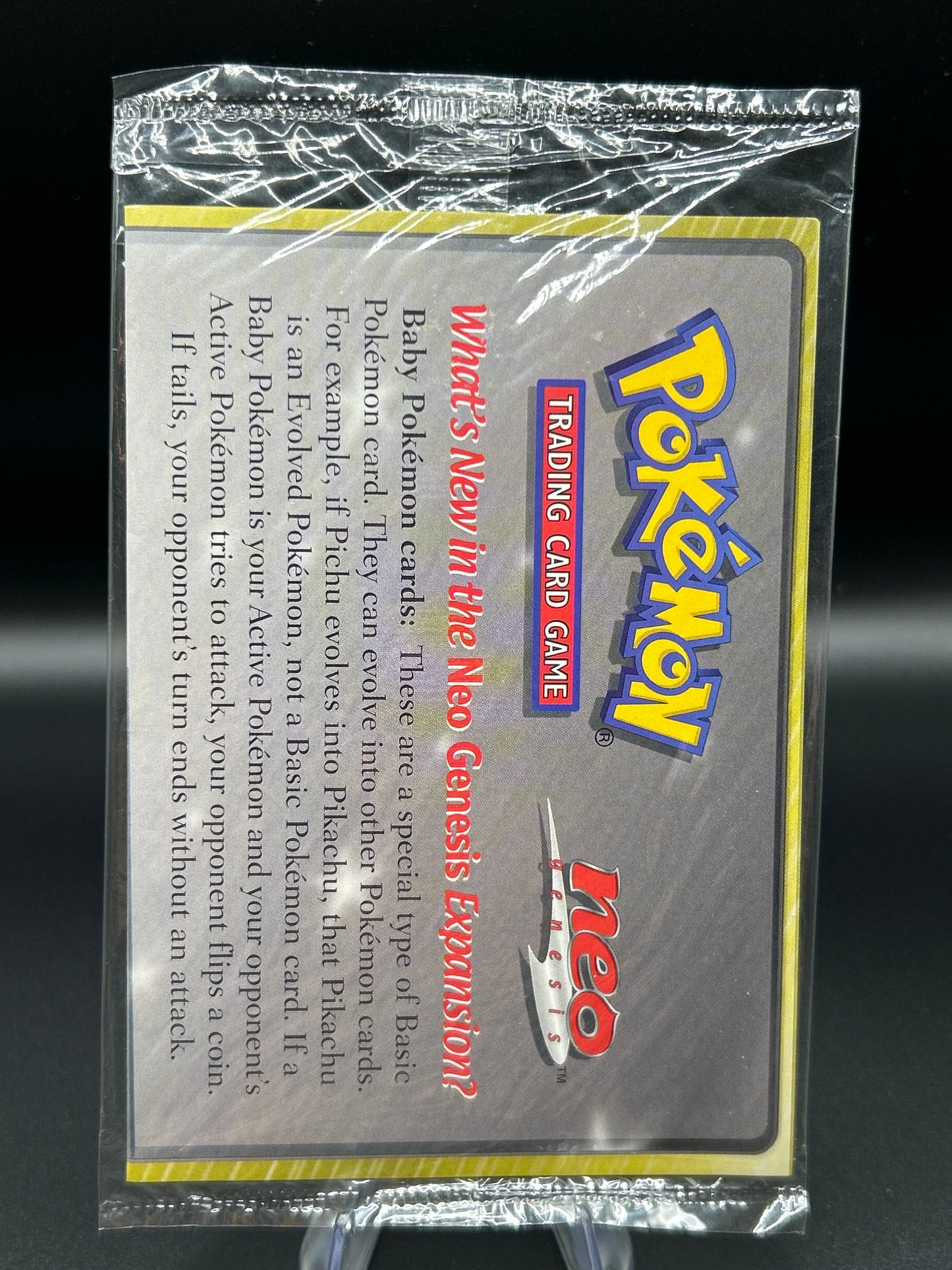 Pokémon TCG: Neo Genesis Expansion Promo Card Marill (Sealed)