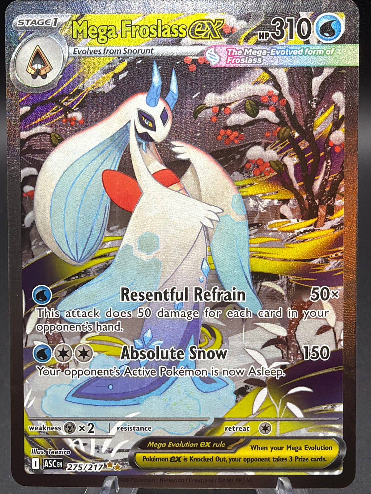 Pokémon TCG: 2026 Mega Froslass ex - 275/217 - ME: Ascended Heroes (ASC)