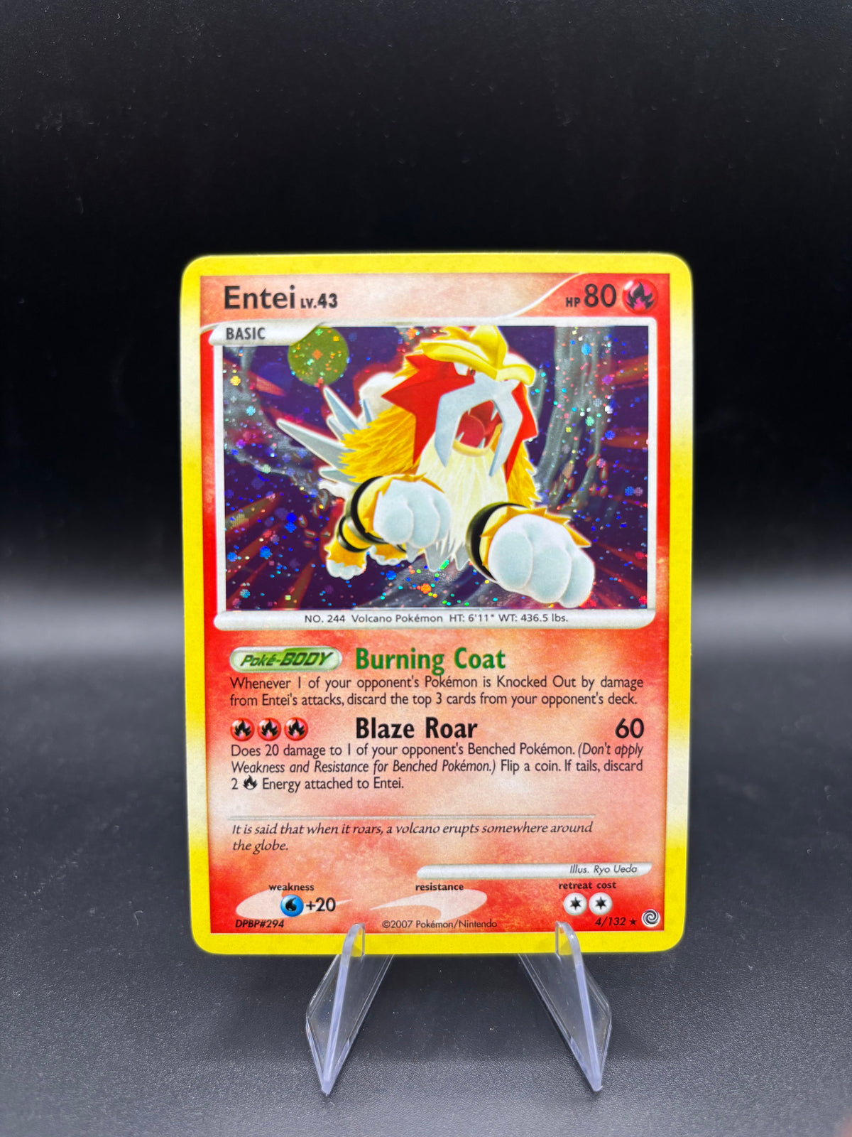 Pokémon TCG: 2007 Entei 4/132 Secret Wonders