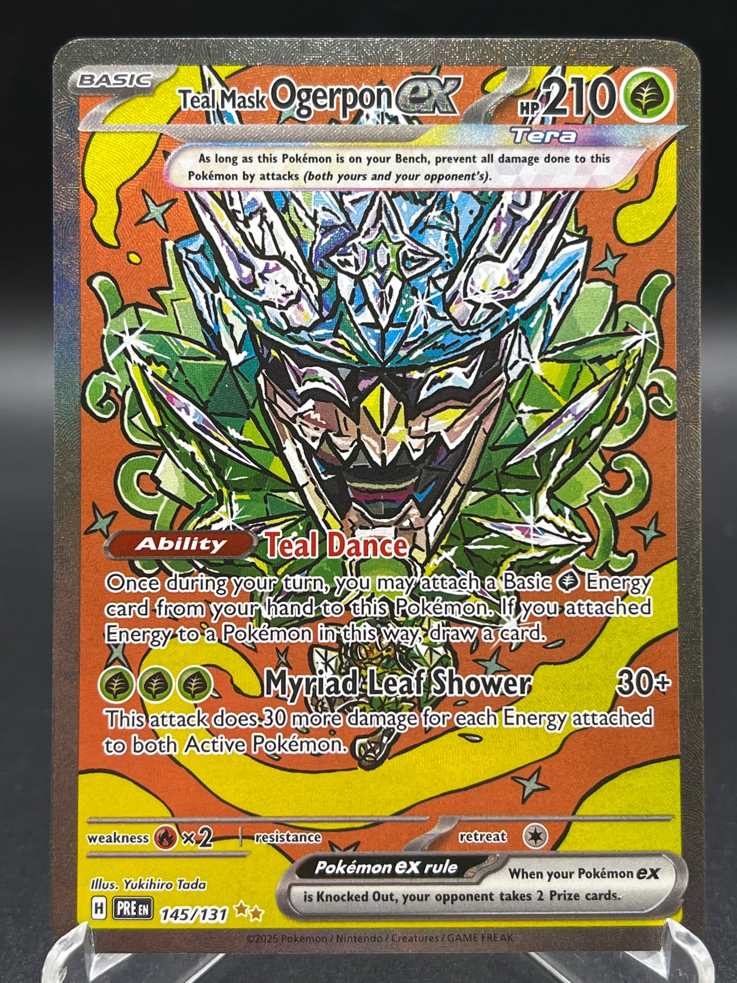 Pokémon TCG: 2024 Teal Mask Ogerpon ex 145/131 SV: Prismatic Evolutions Alt Art