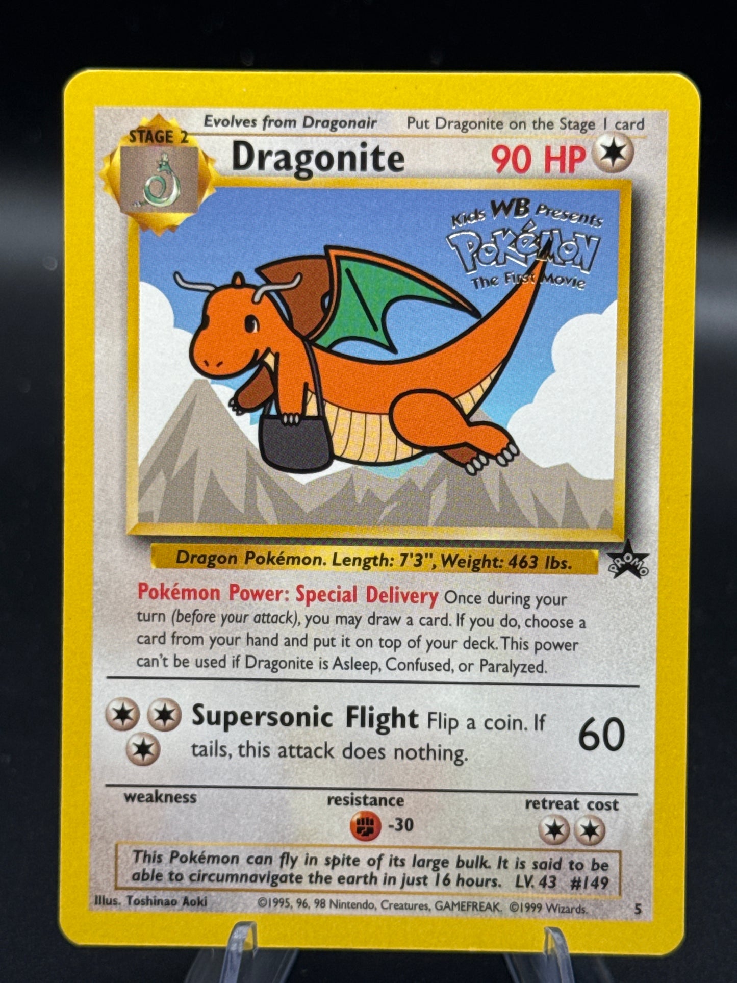 Pokémon TCG: 1999 Dragonite #5 WoTC Promo