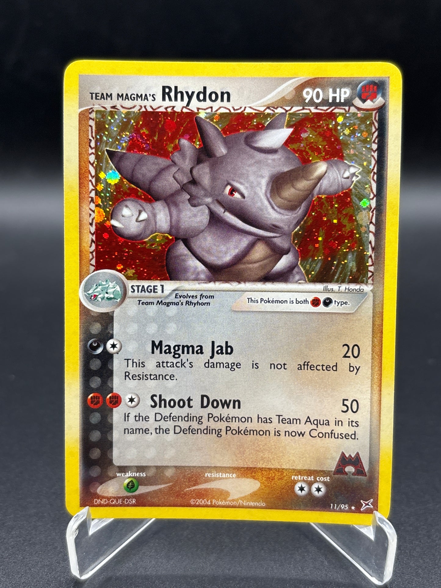Pokémon TCG: Team Magma's Rhydon 11/95 Team Magma vs Team Aqua