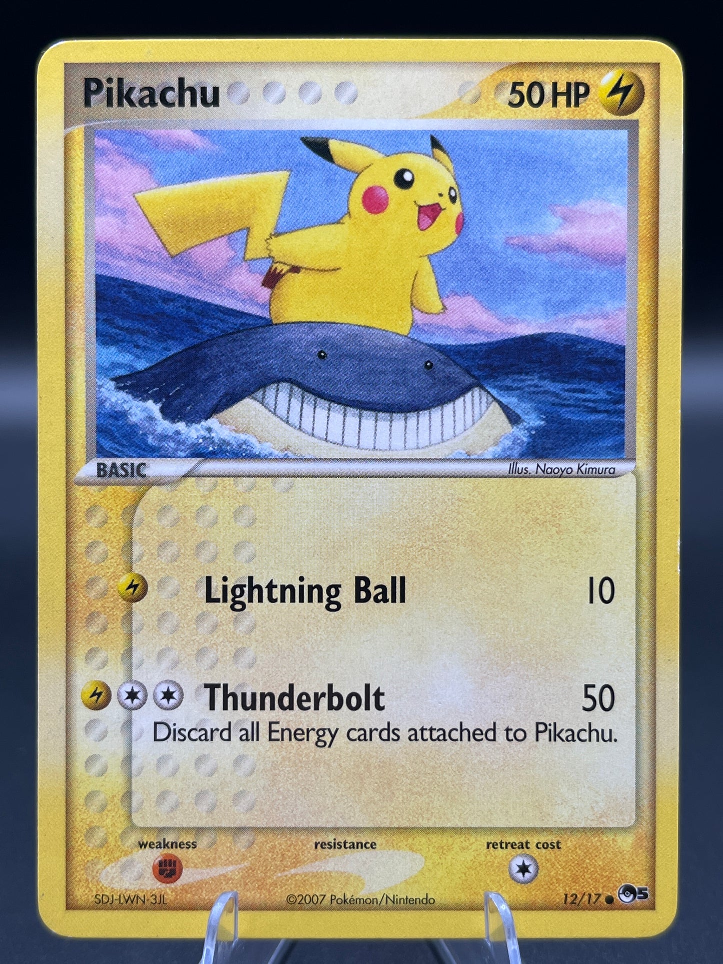 Pokémon TCG: 2007 Pikachu 12/17 - Pop Series 5