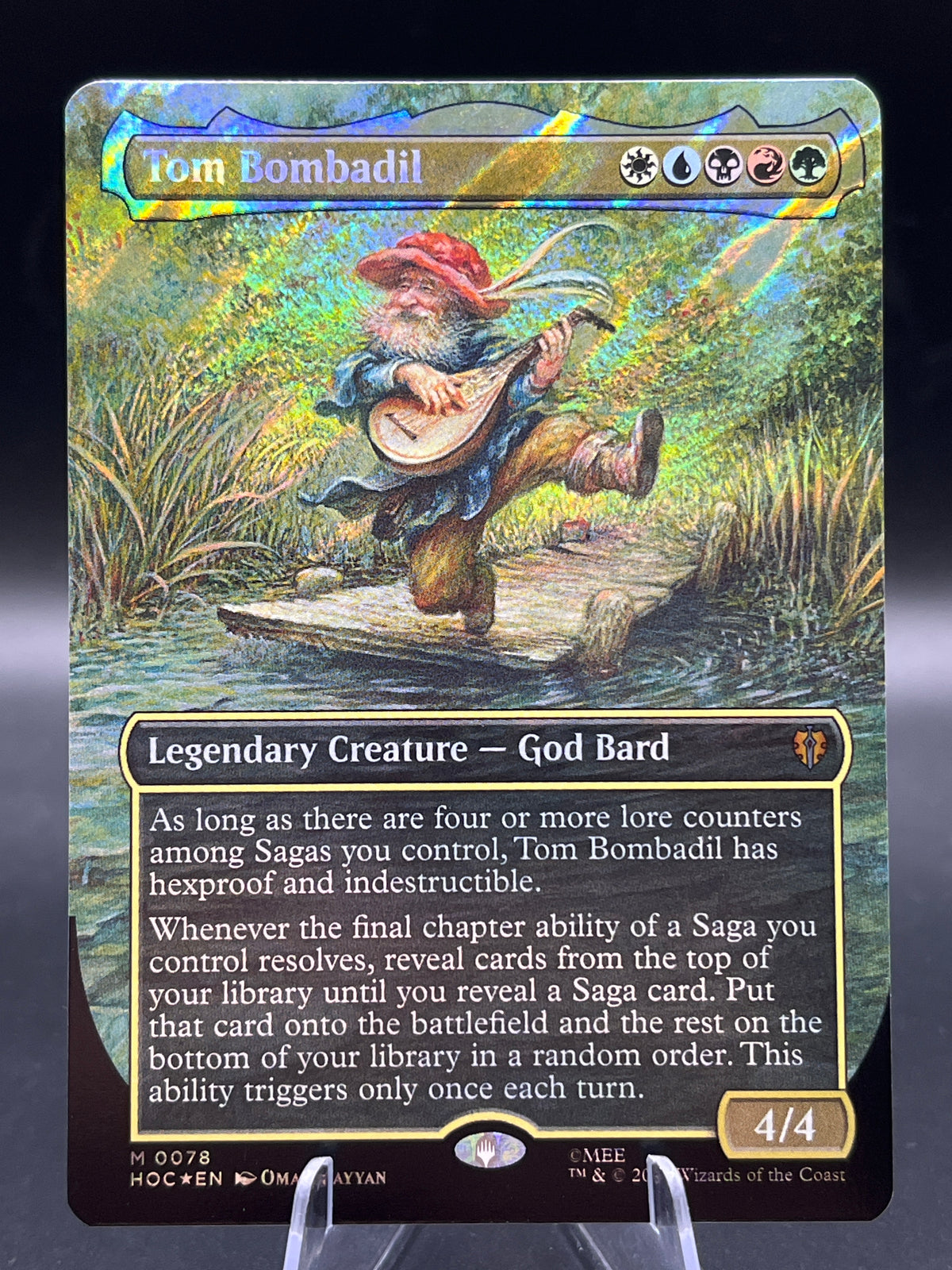 Magic The Gathering: 2026 Tom Bombadil (Borderless) (Surge Foil) - The Hobbit: Eternal-Legal