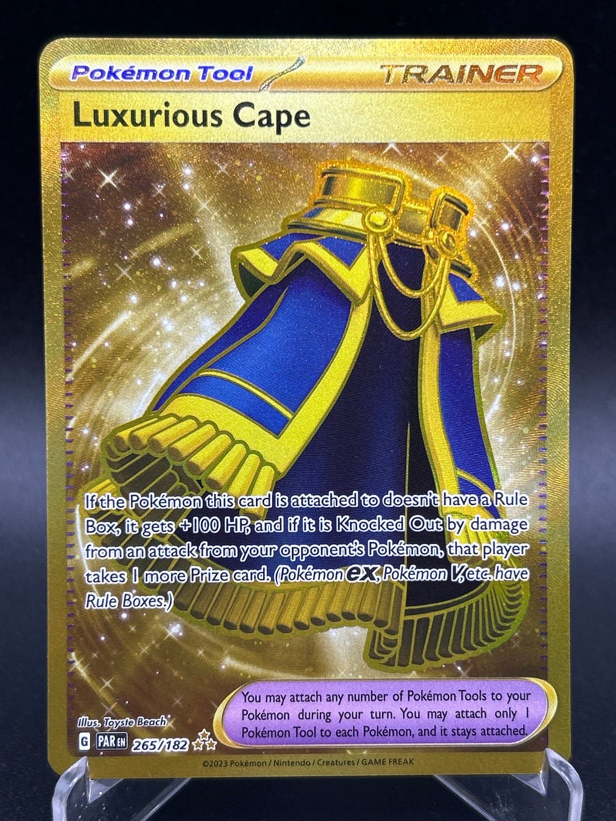 Pokémon TCG: 2023 Luxurious Cape 265/182 SV: Paradox Rift