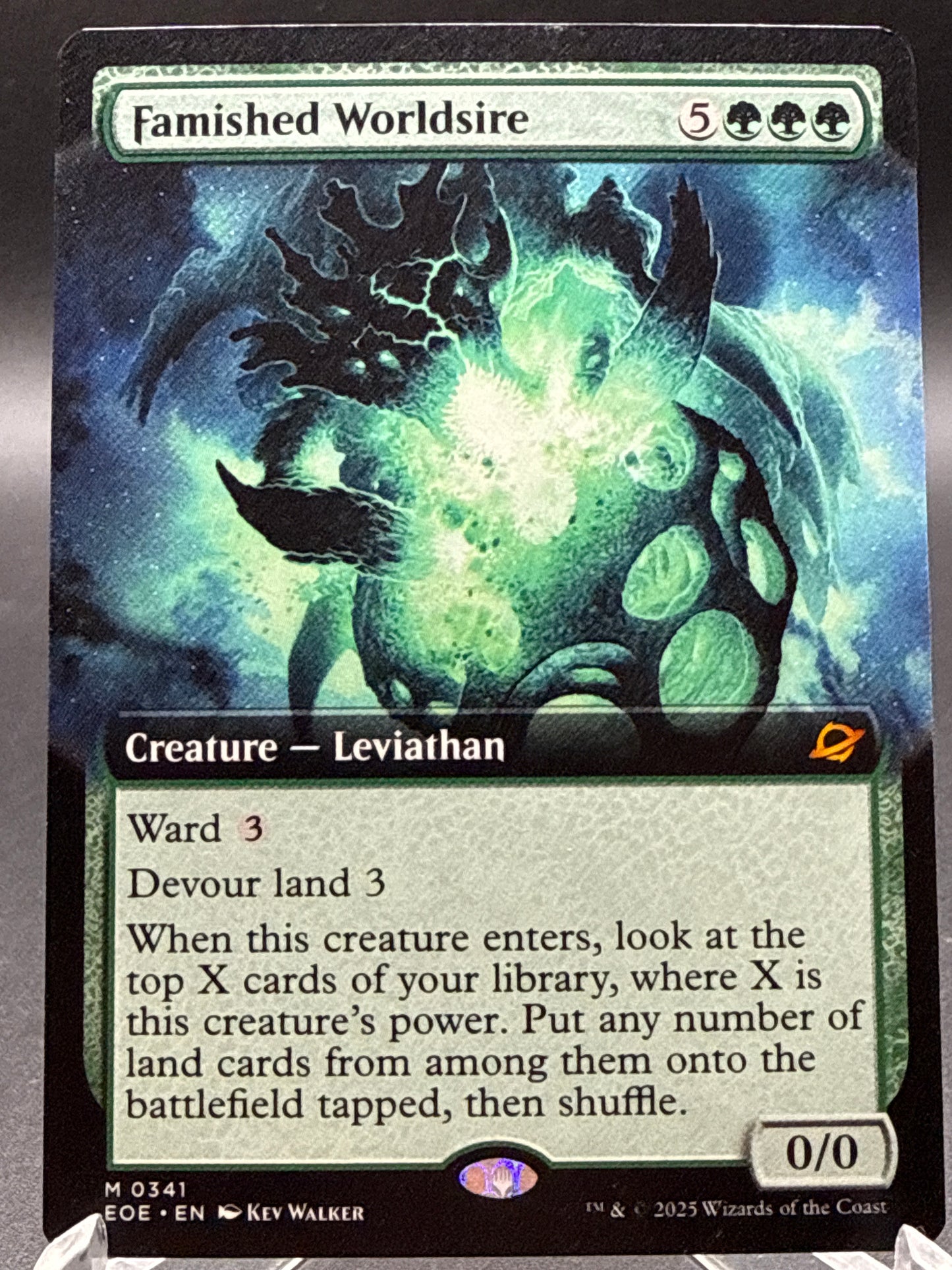 MTG TCG: Famished Worldsire - M 0341 - EOE: Edge of Eternities