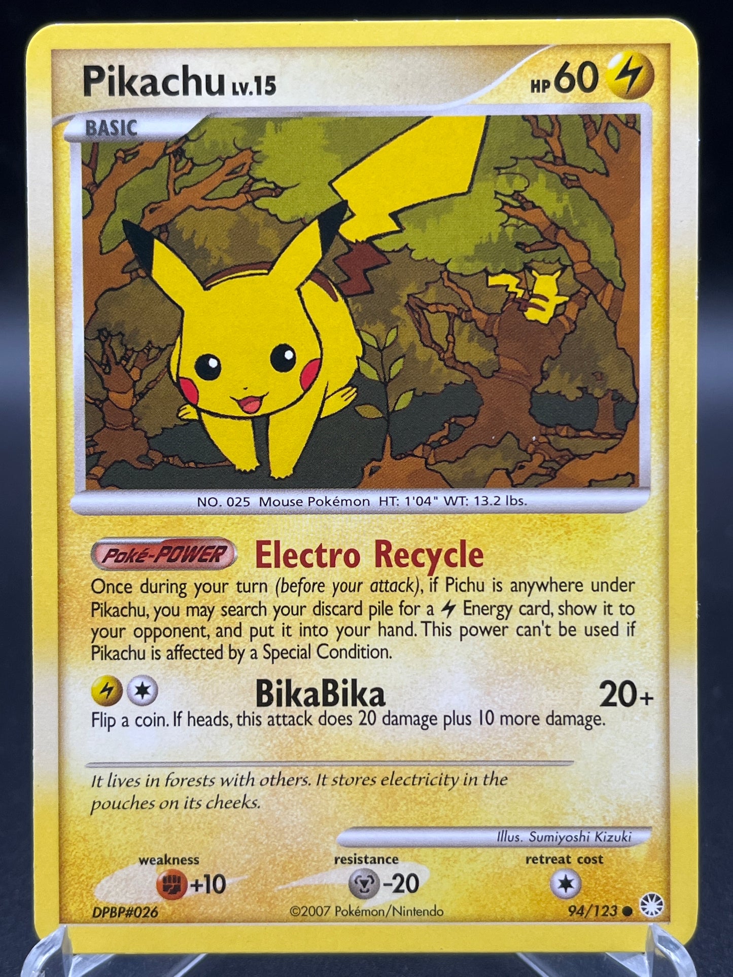 Pokémon TCG: 2007 Pikachu Lv.15 94/123 - Mysterious Treasures