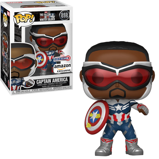 Funko PoP! Marvel: Captain America - 818 - The Falcon and the Winter Soldier - (Amazon Exclusive)