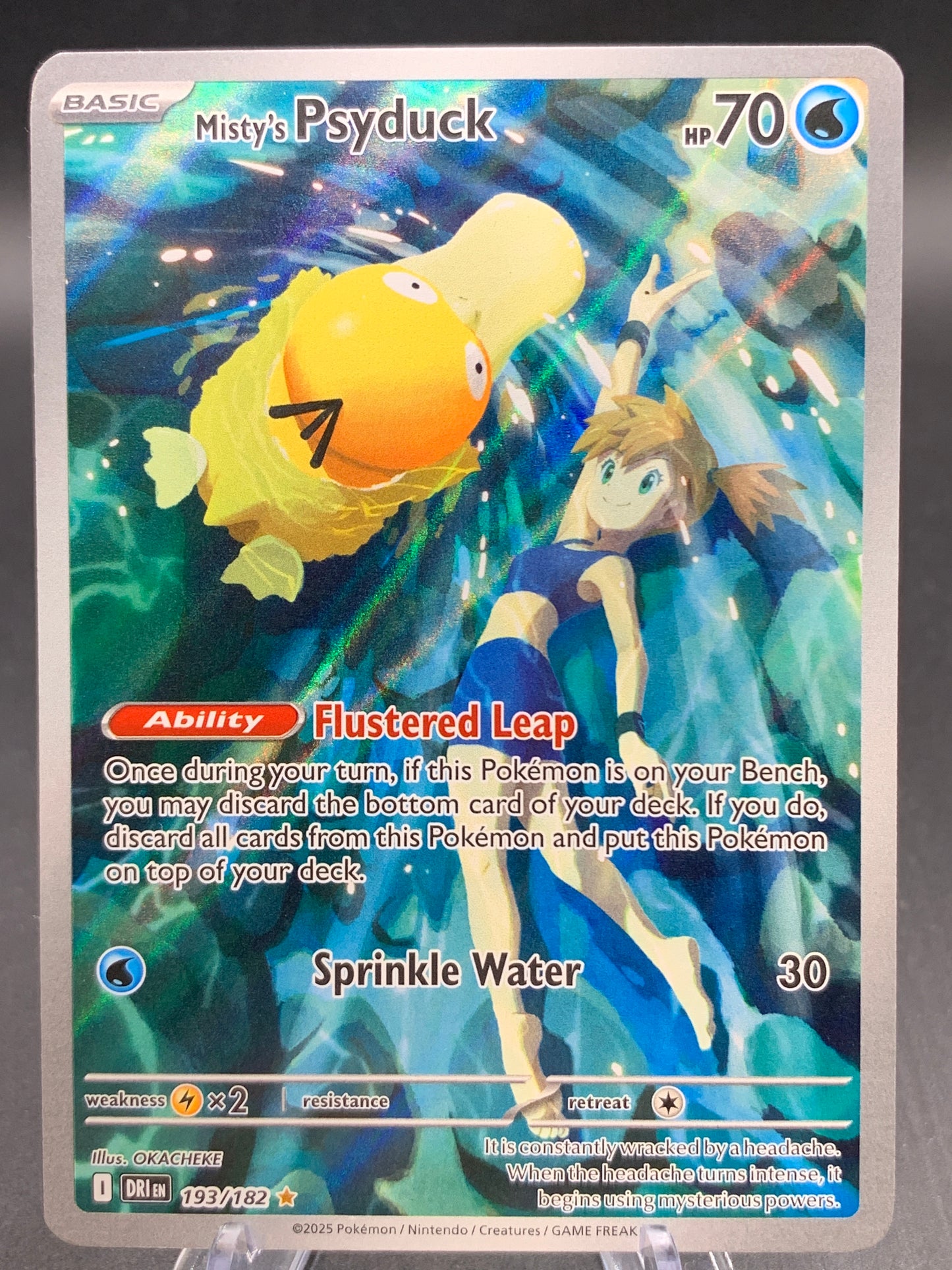 Pokémon TCG: 2025 Misty's Psyduck - 193/182 - SV: Destined Rivals