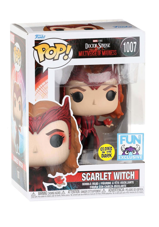 Funko PoP! Marvel: Scarlet Witch (Doctor Strange in the Multiverse of Madness) 1007 (Glow in The Dark) (Fun.com Exclusive)