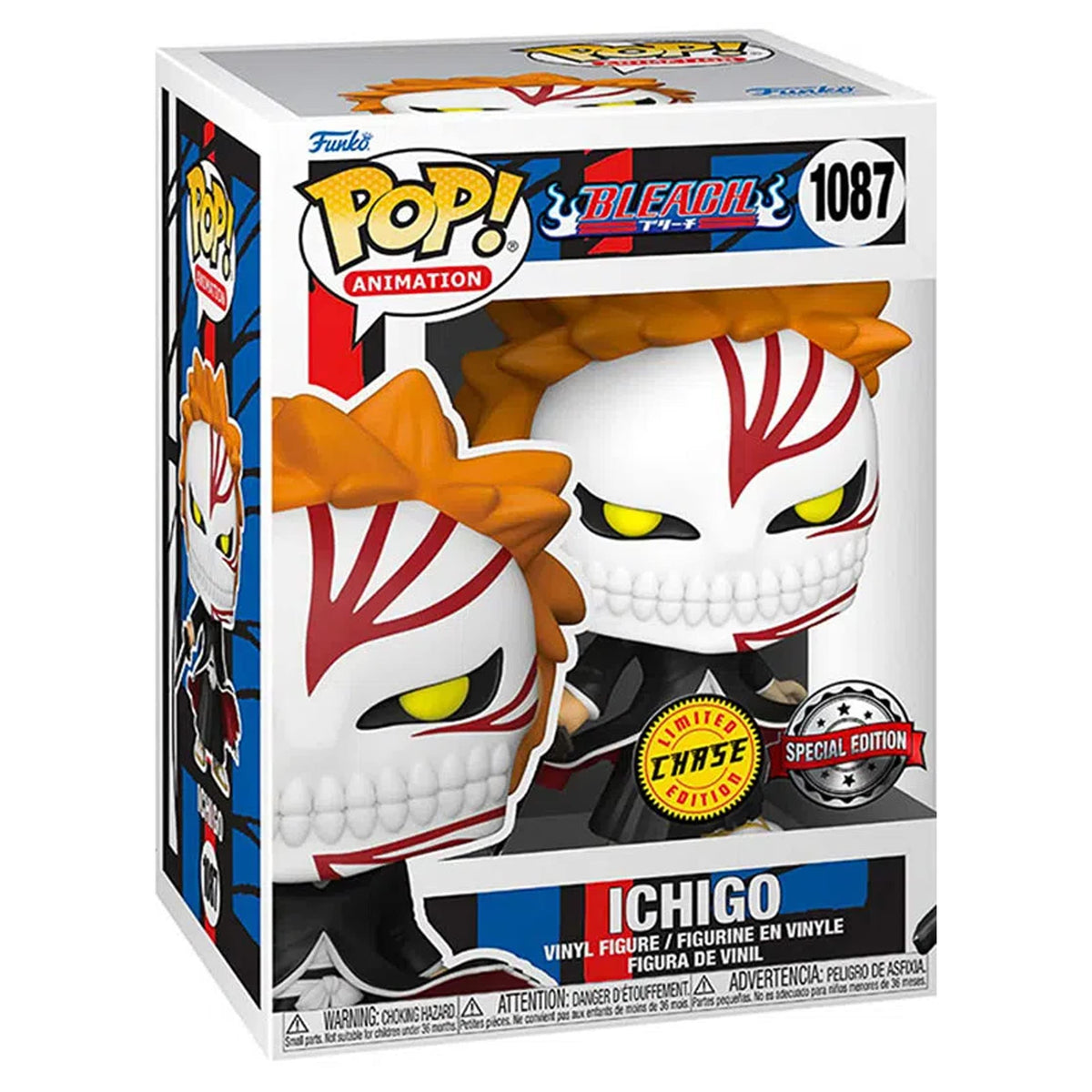 Funko PoP! Animation: Bleach - Ichigo Kurosaki - 1087 -AAA Anime Exclusive Chase
