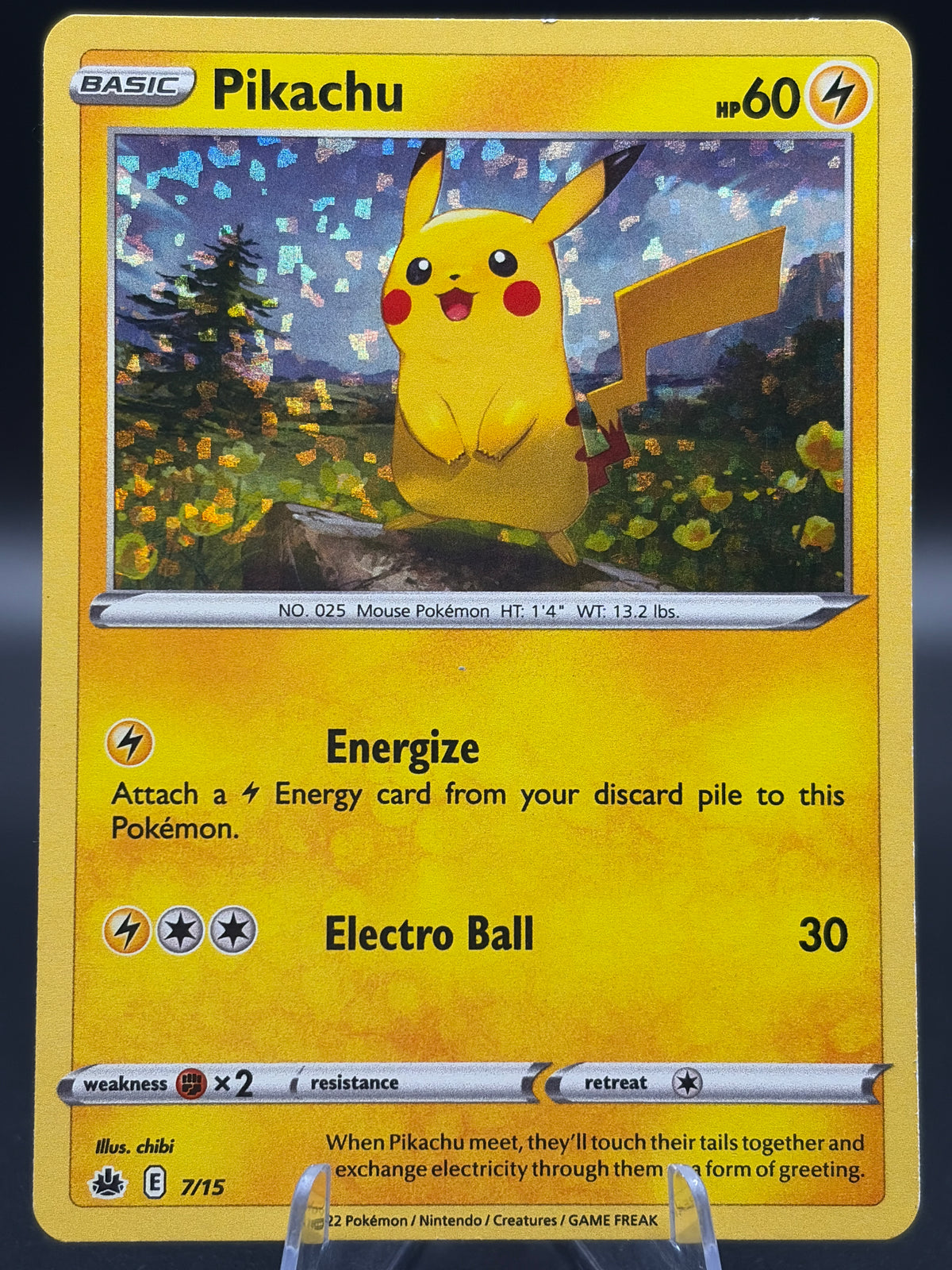 Pokémon TCG: 2022 - Pikachu - 7/15 - McDonald's Promos 2022 (M22)