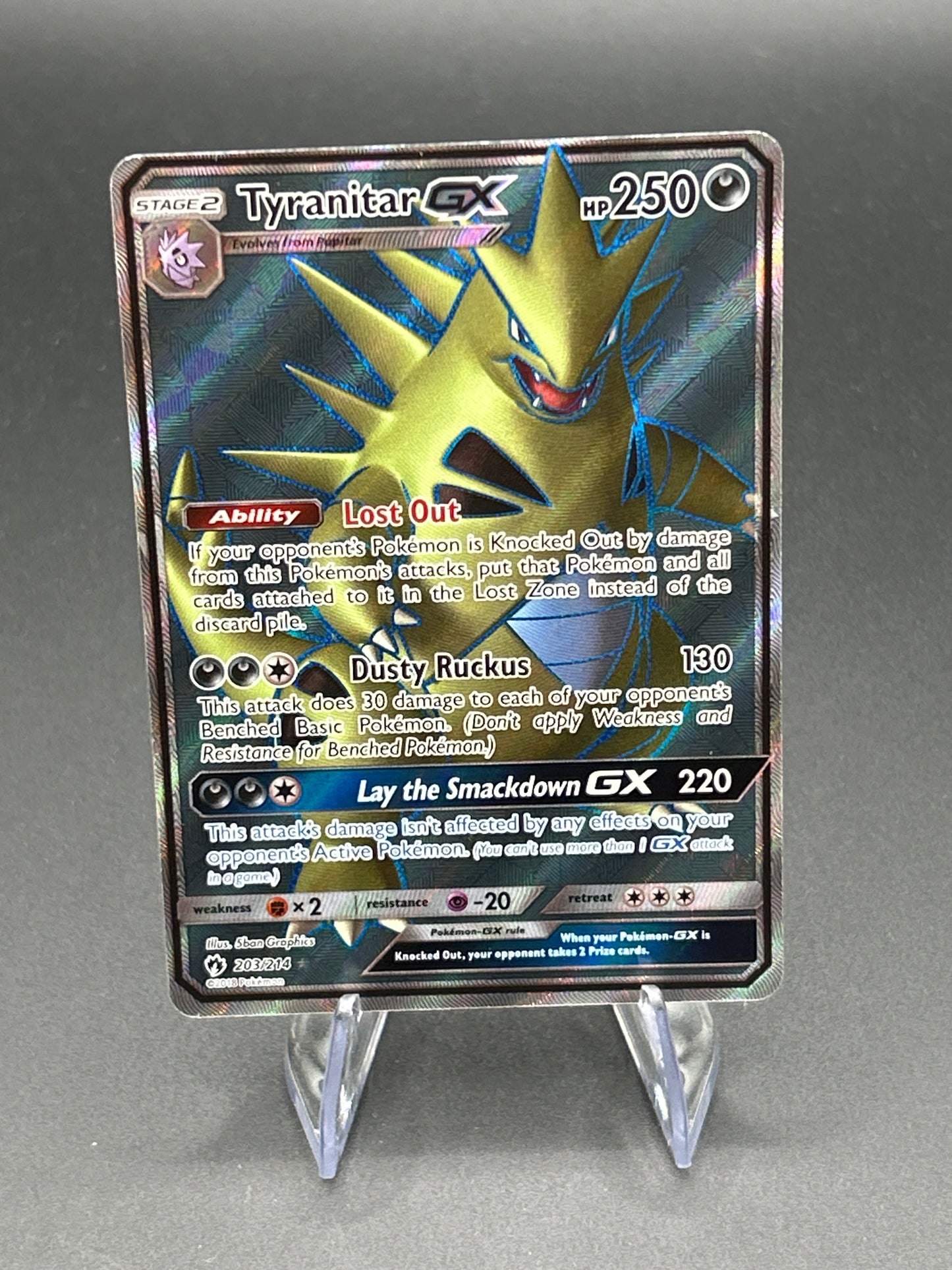 Pokémon TCG: 2018 Tyranitar GX 126/236 SM: Base
