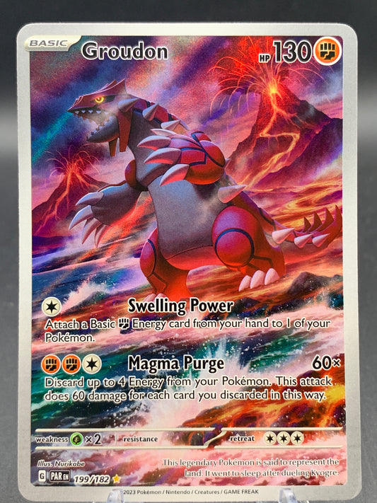 Pokémon TCG: 2023 Groudon - 199/182 - SV: Paradox Rift
