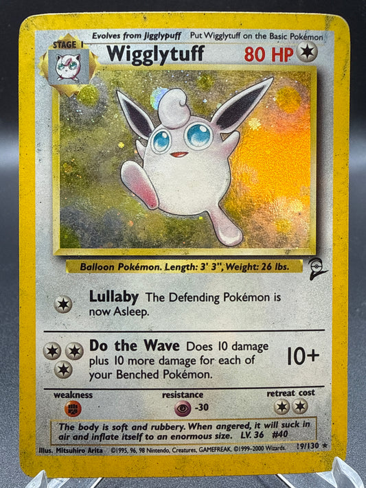 Pokémon TCG: 2000 Wigglytuff 19/130 Base Set 2 Holo