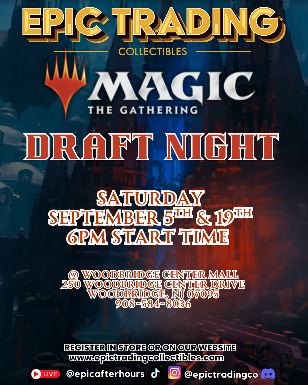 EPIC Magic the Gathering TCG - Draft Night - Woodbridge