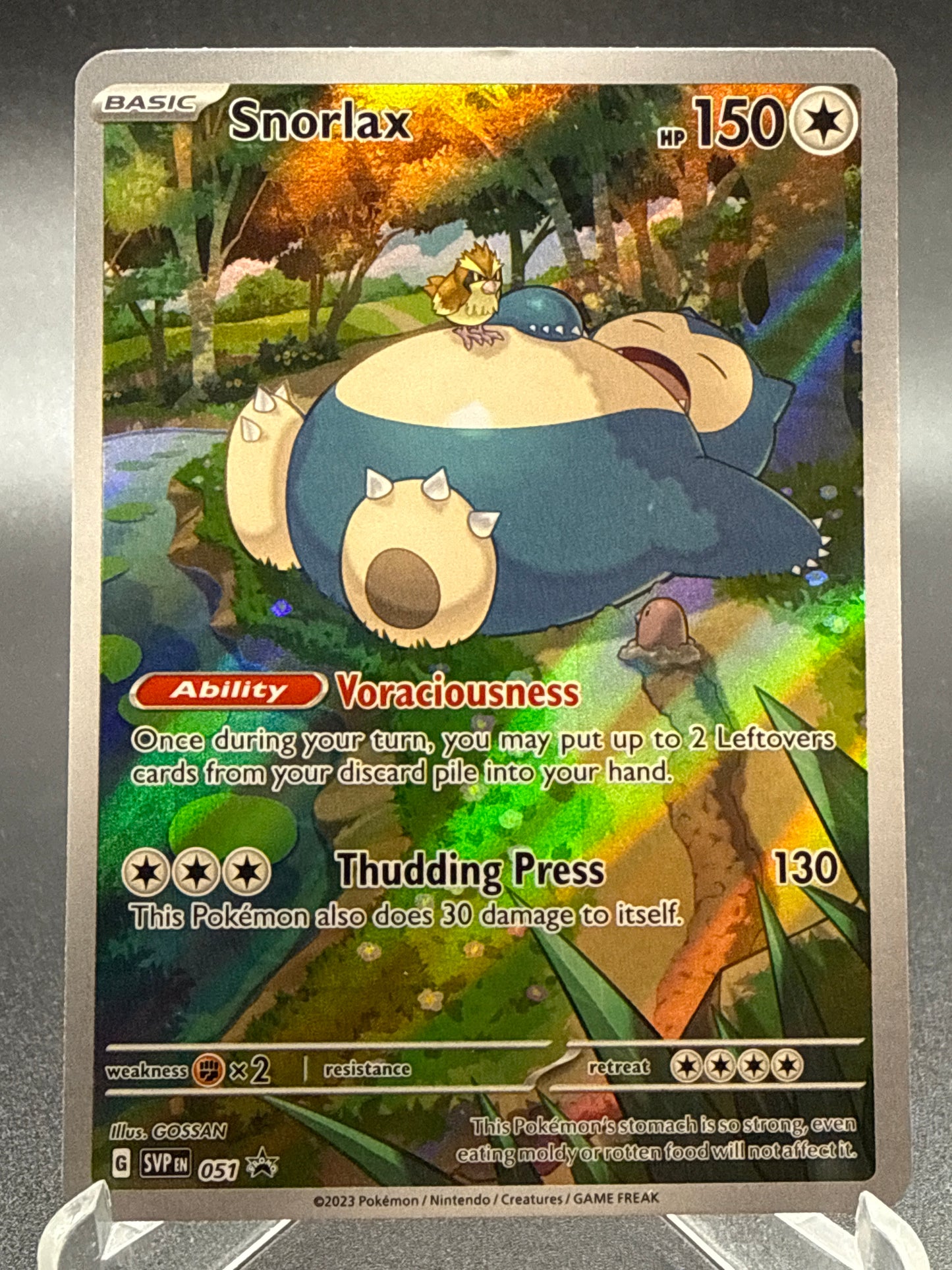 Pokémon TCG: 2023 Snorlax #051 SV: Scarlet & Violet Promos