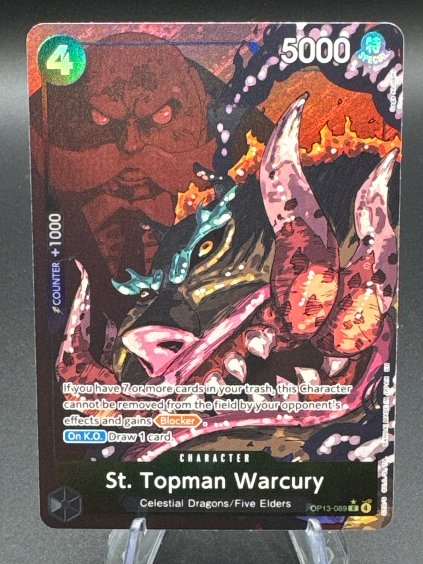 One Piece TCG: St. Topman Warcury OP13-089 Carrying on His Will