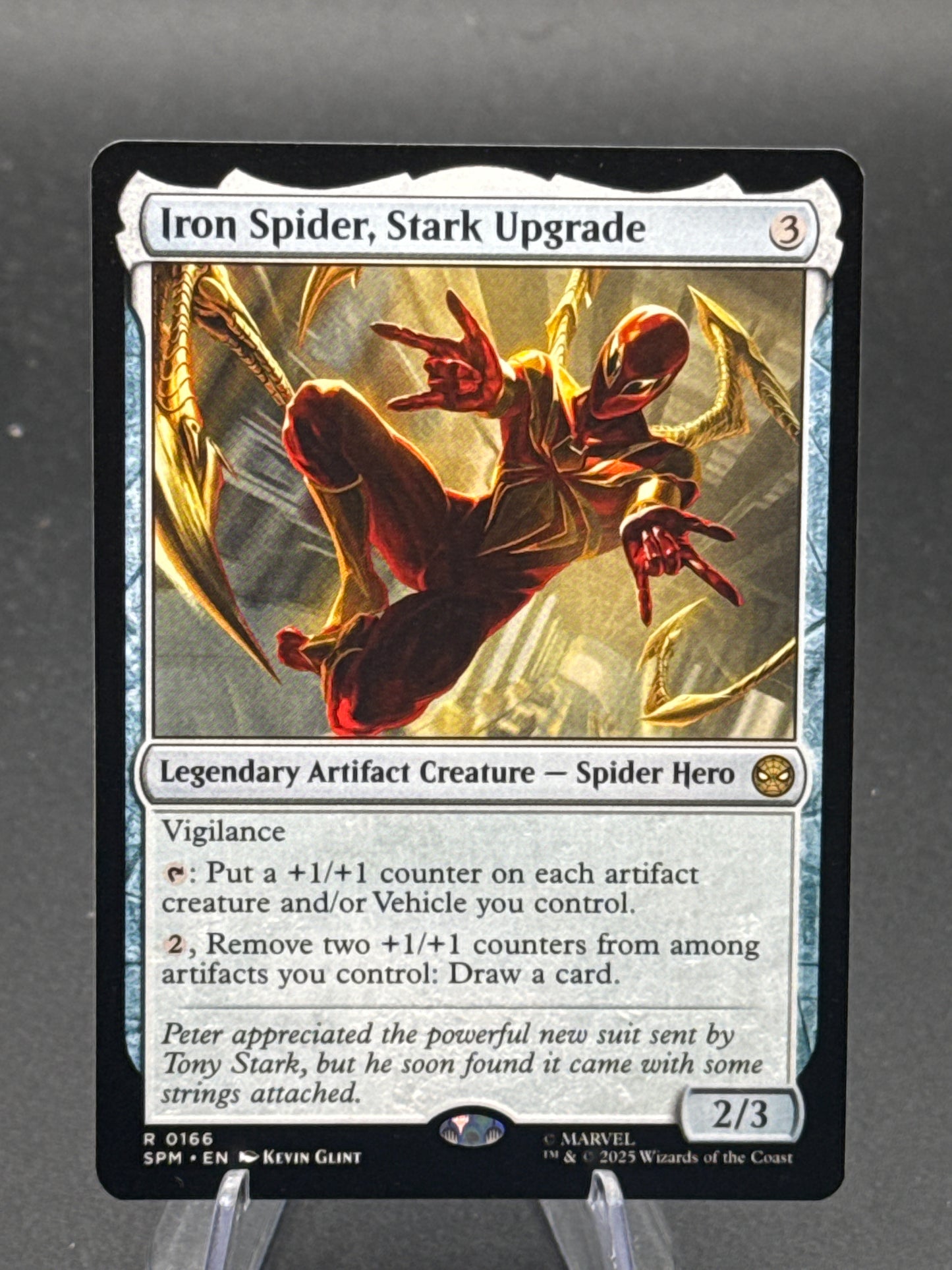MTG TCG: Iron Spider, Stark Upgrade R 0166 - Marvel's Spider-Man