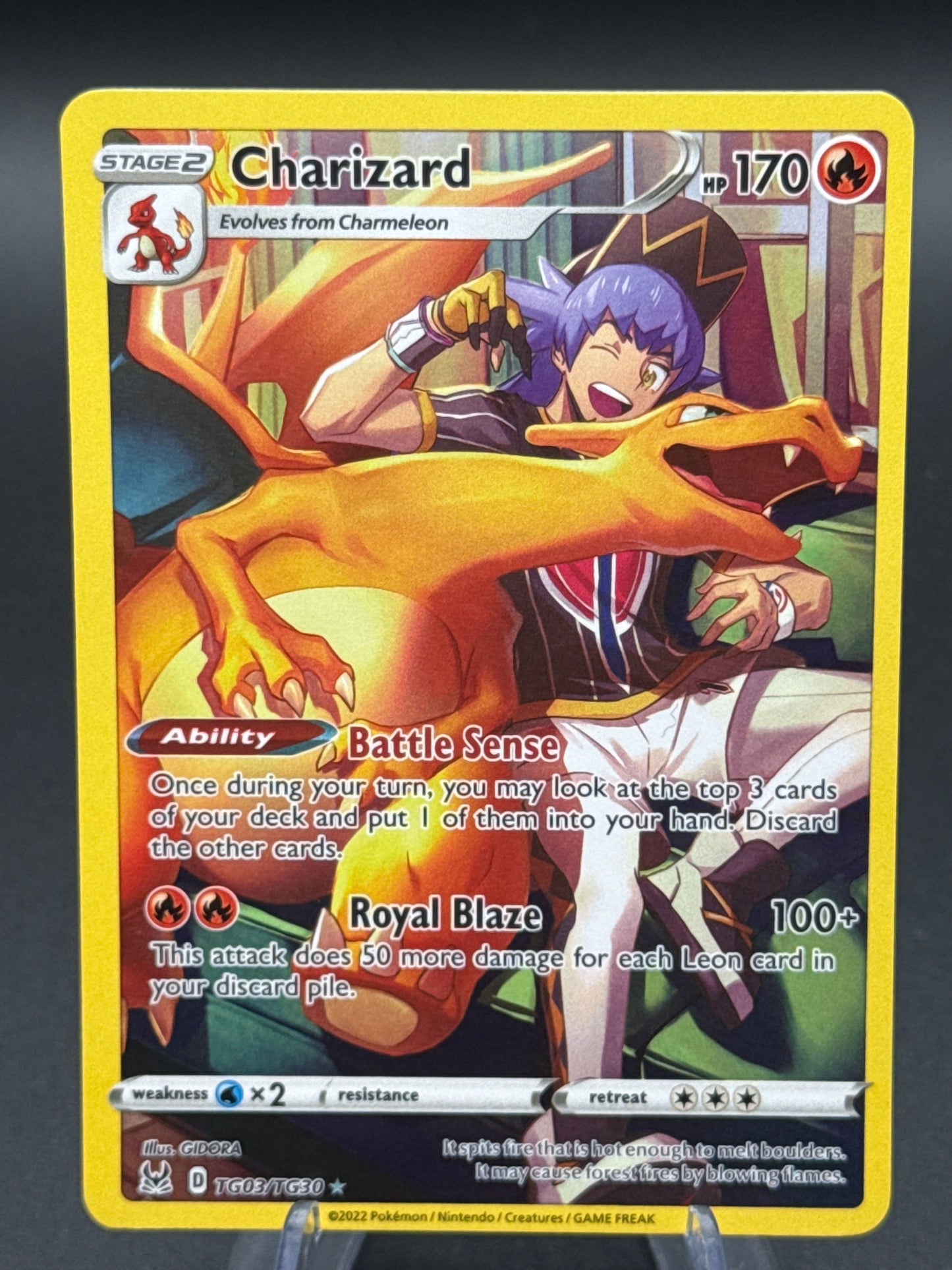 Pokémon TCG: 2022 Charizard - TG03/TG30 - SWSH: Lost Origin Trainer Gallery