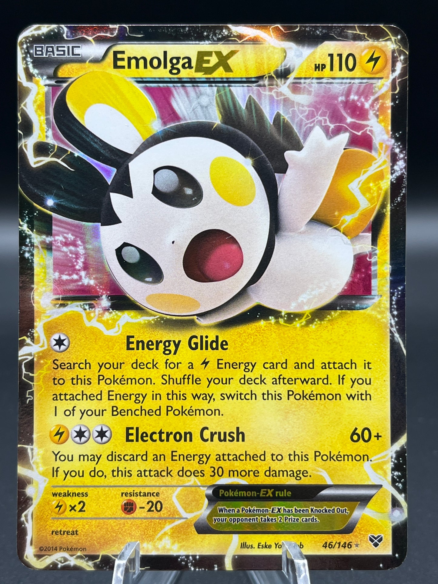 Pokémon TCG: 2014 Emolga ex - 46/146 - XY: Base Set