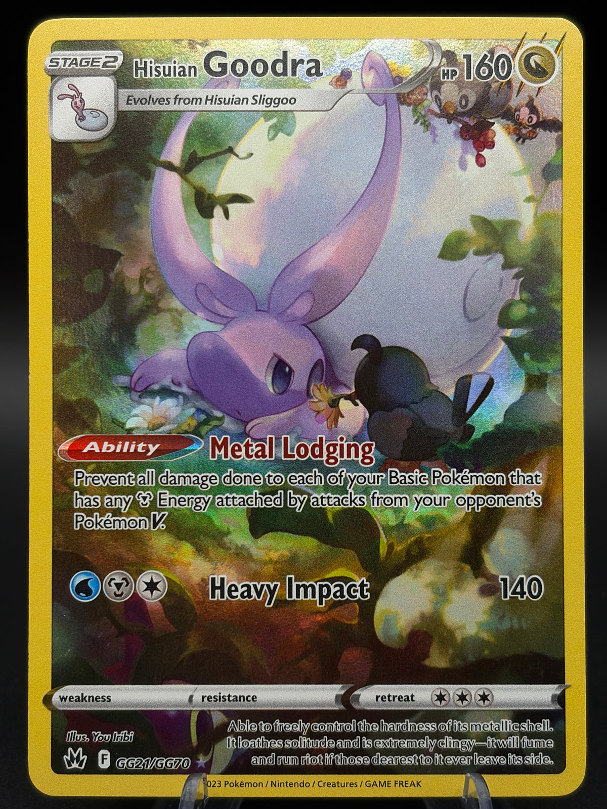 Pokémon TCG: 2023 - Hisuian Goodra - GG21/GG70 - SWSH: Crown Zenith Galarian Gallery
