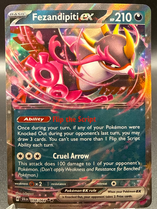 Pokémon TCG: 2024 Fezandipiti ex 038/064 SV: Shrouded Fable