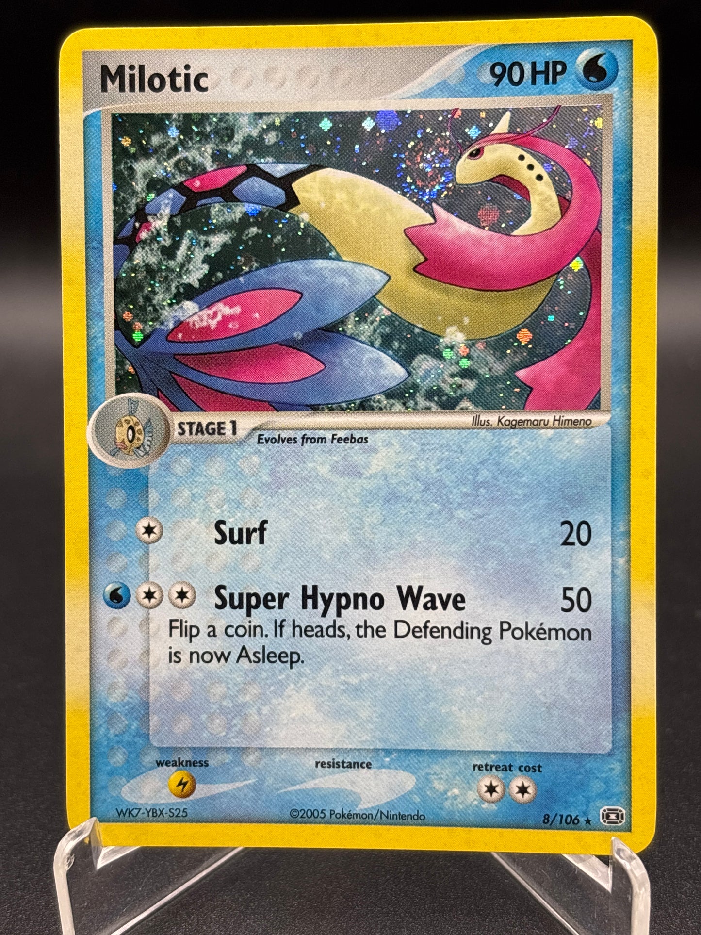 Pokémon TCG: 2005 - Milotic - 8/106 - Emerald Holo
