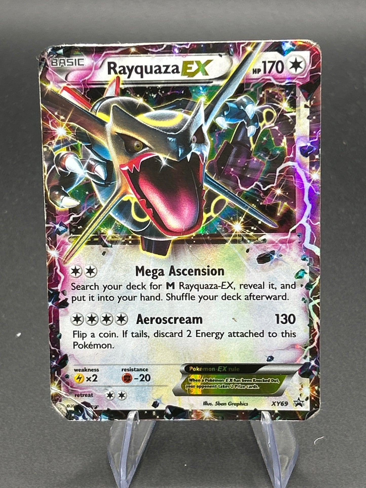 Pokémon TCG: Rayquaza EX (Shiny) - XY69 - XY Promos - DMG