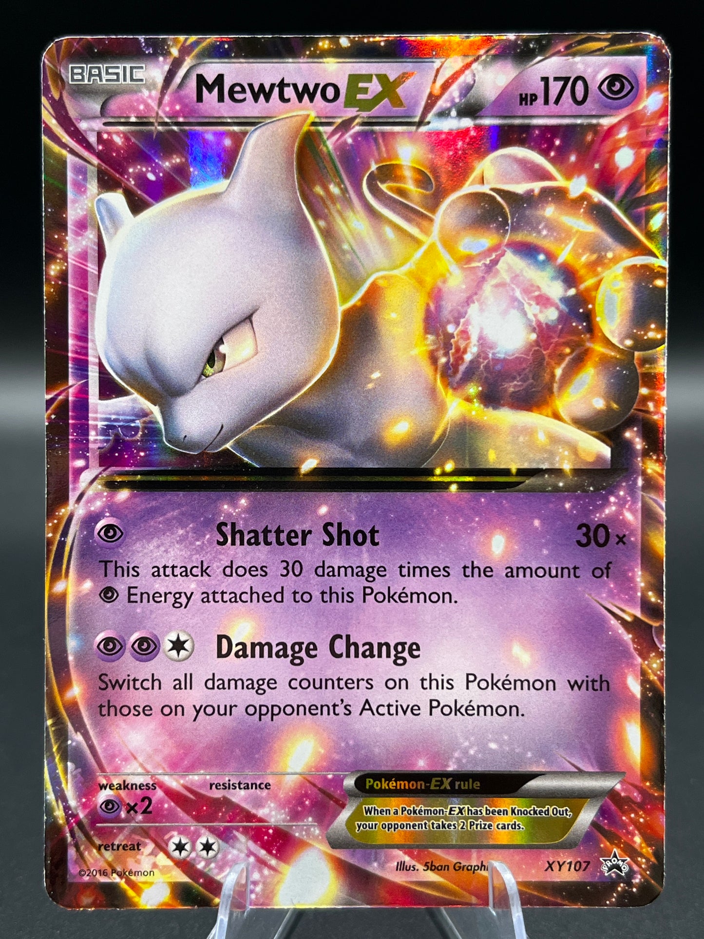 Pokémon TCG: 2016 Mewtwo EX - XY107 - XY: Promo