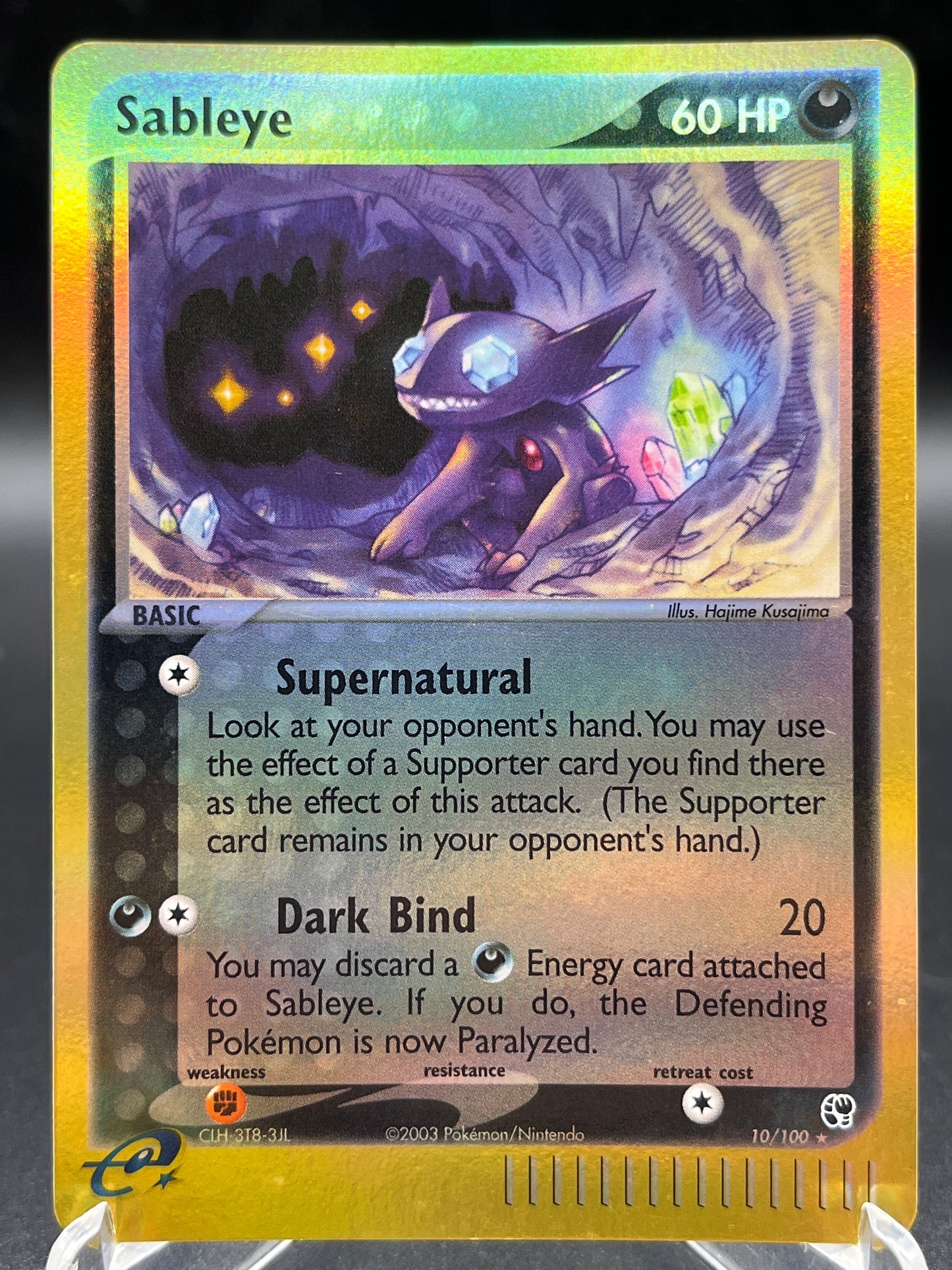 Pokémon TCG: 2004 Sableye 10/100 Sandstorm Reverse Holo