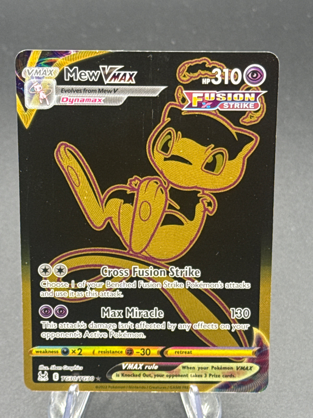 Pokémon TCG: 2022 Mew VMAX - TG30/TG30 - SWSH: Lost Origin Trainer Gallery