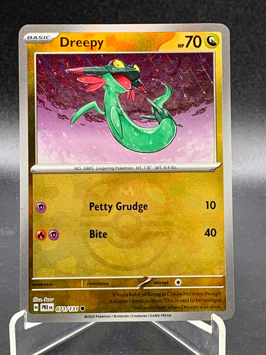 Pokémon TCG: 2025 Dreepy Master Ball 071/131 SV: Prismatic Evolutions