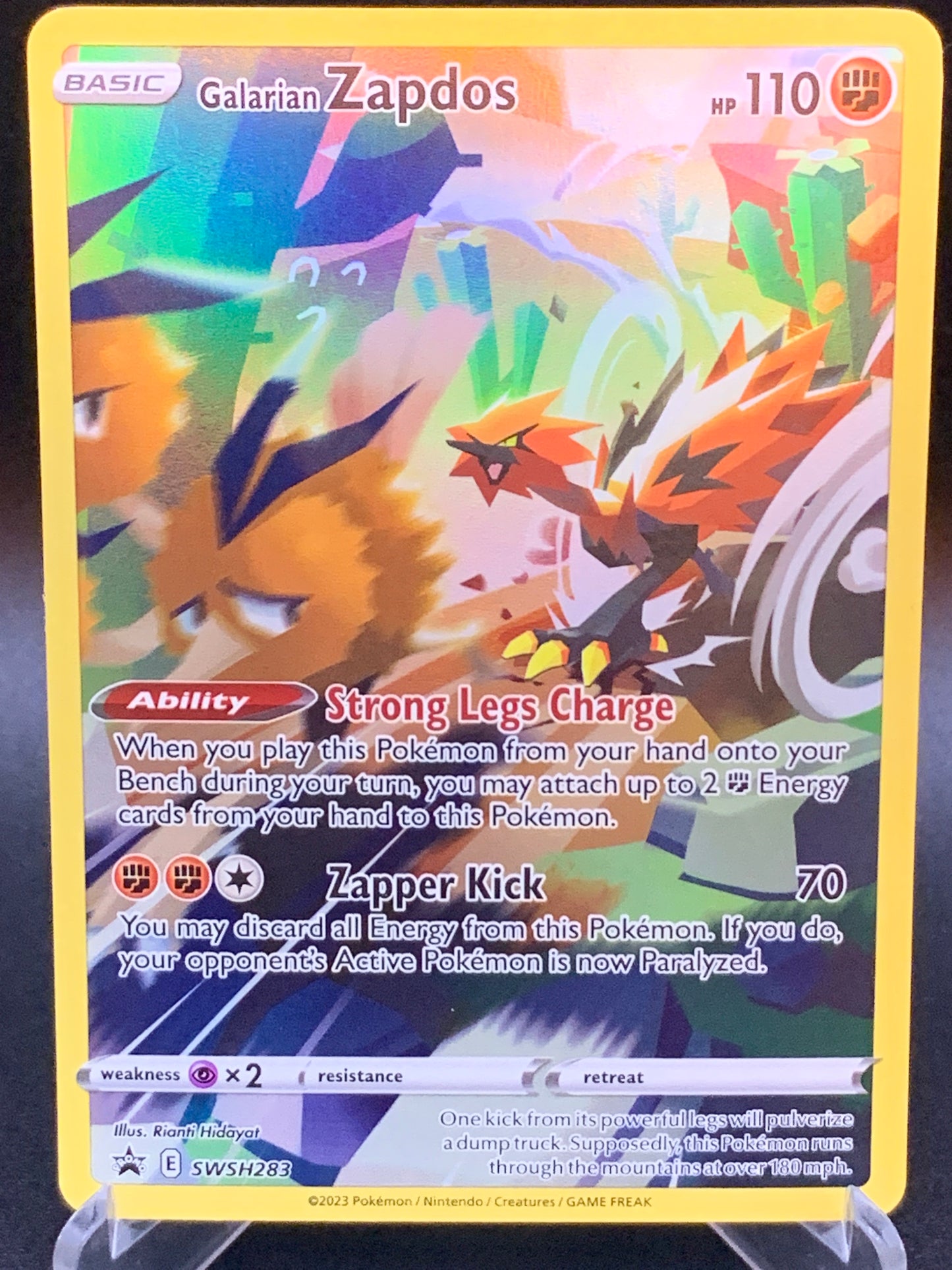 Pokémon TCG: Galarian Zapdos SWSH283 SWSH: Sword & Shield Promos