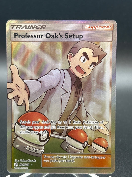 Pokémon TCG: 2019 Professor Oak's Setup 233/236 SM: Cosmic Eclipse Full Art