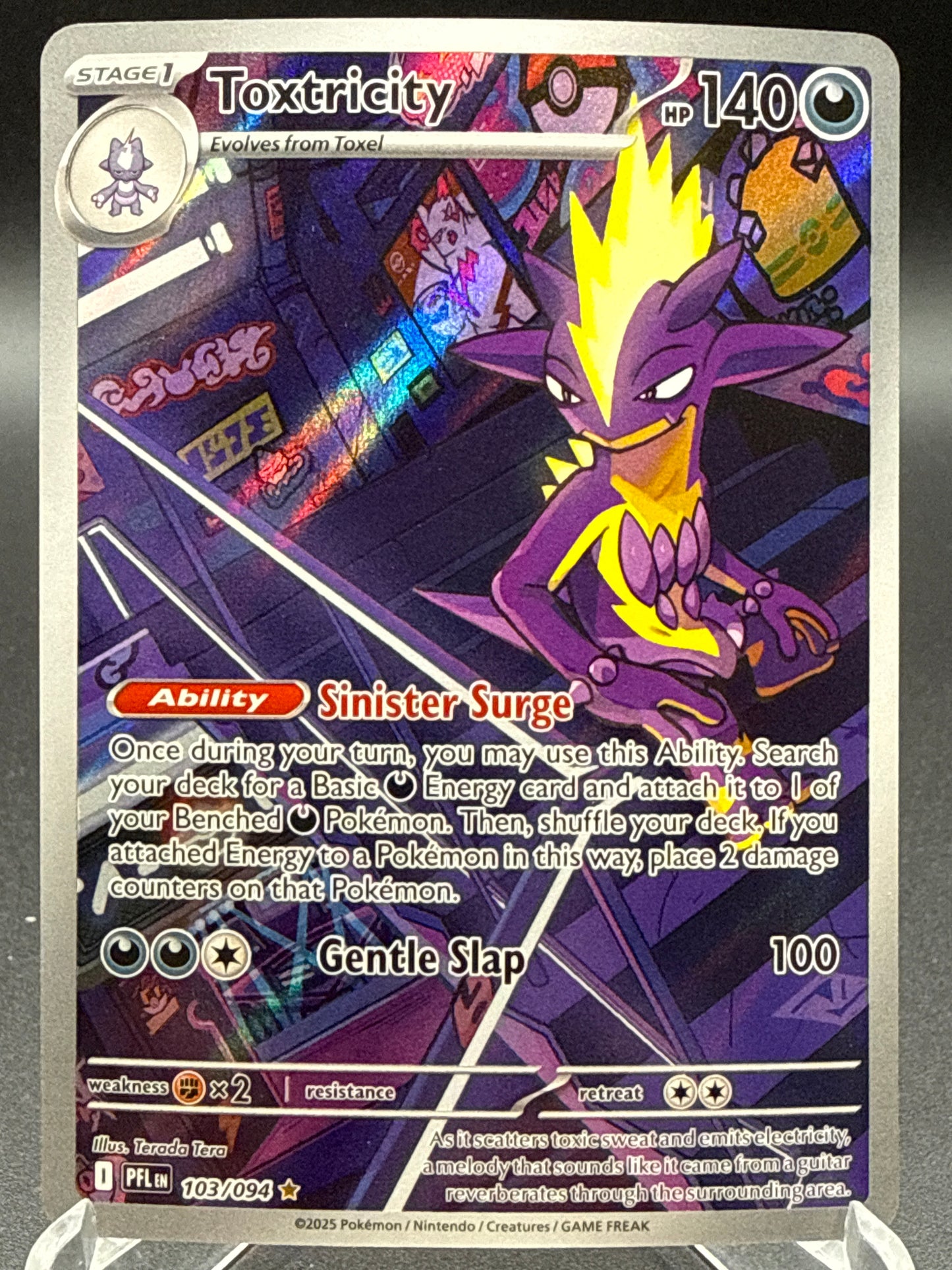 Pokémon TCG: 2025 Toxtricity - 103/094 - PFL: Phantasmal Flames