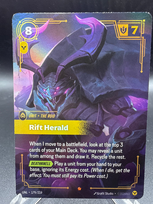 Riftbound TCG: 2026 Rift Herald - Unleashed (UNL)