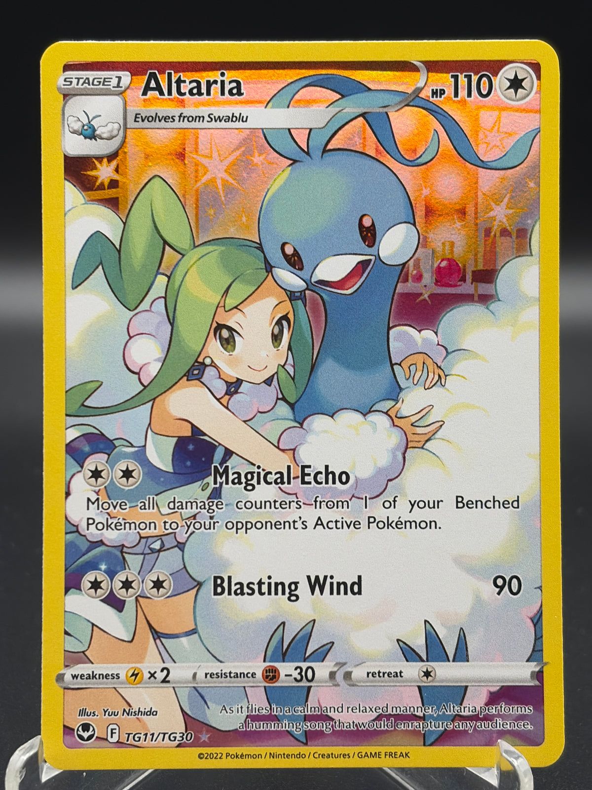 Pokémon TCG: 2022 Altaria - TG11/TG30 - SWSH: Silver Tempest Trainer Gallery