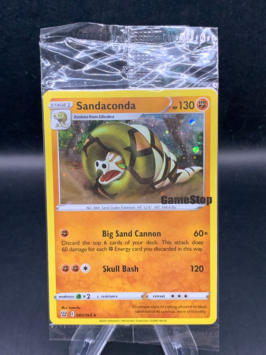Pokémon TCG: 2021 Sandaconda- 082/163 Gamestop Promo - Sealed