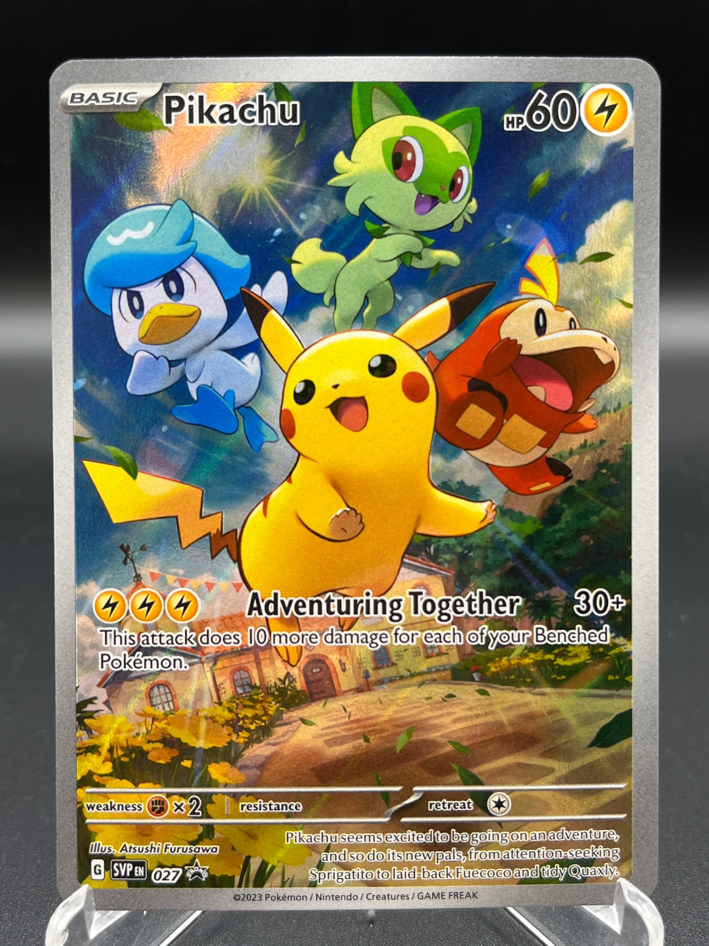 Pokémon TCG: 2023 Pikachu SVP 027 Scarlet & Violet Promo