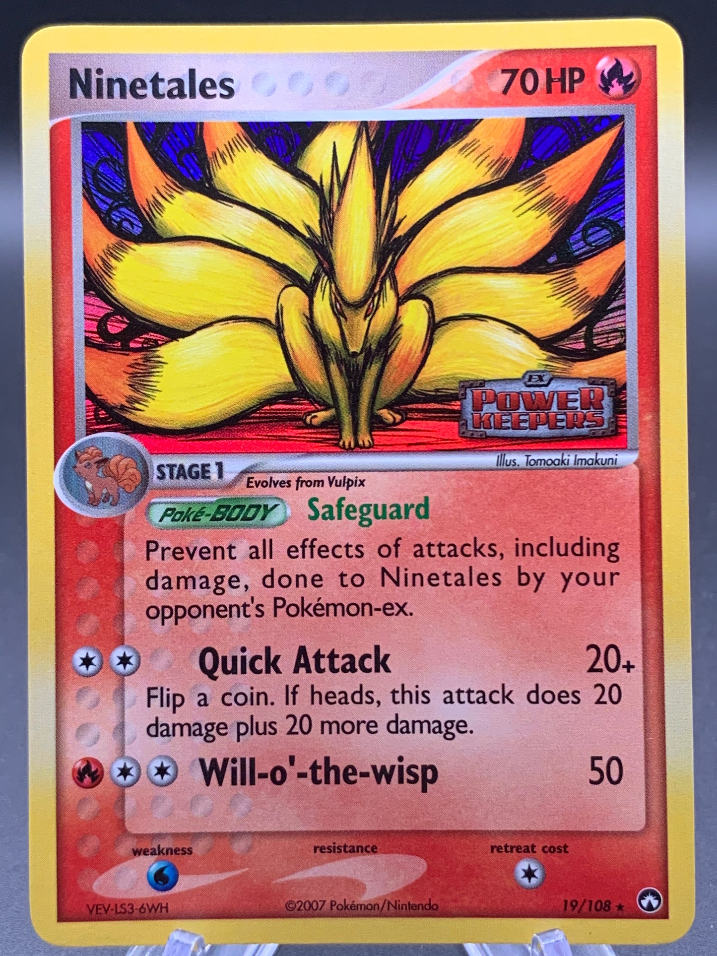 Pokémon TCG: 2007 Ninetales - 19/108 - PK: Power Keepers Holo