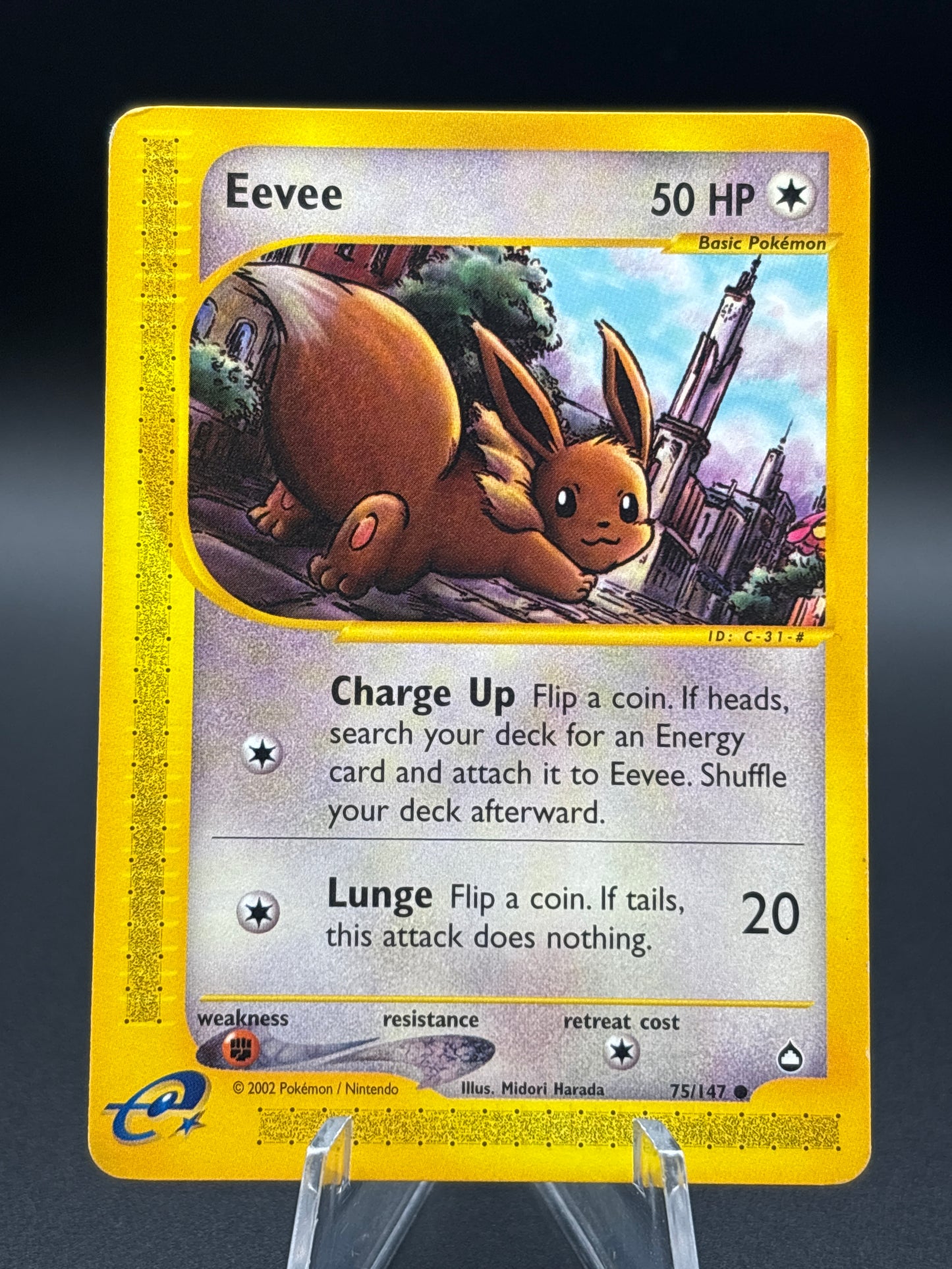 Pokémon TCG: 2002 Eevee 75/142 -  Aquapolis
