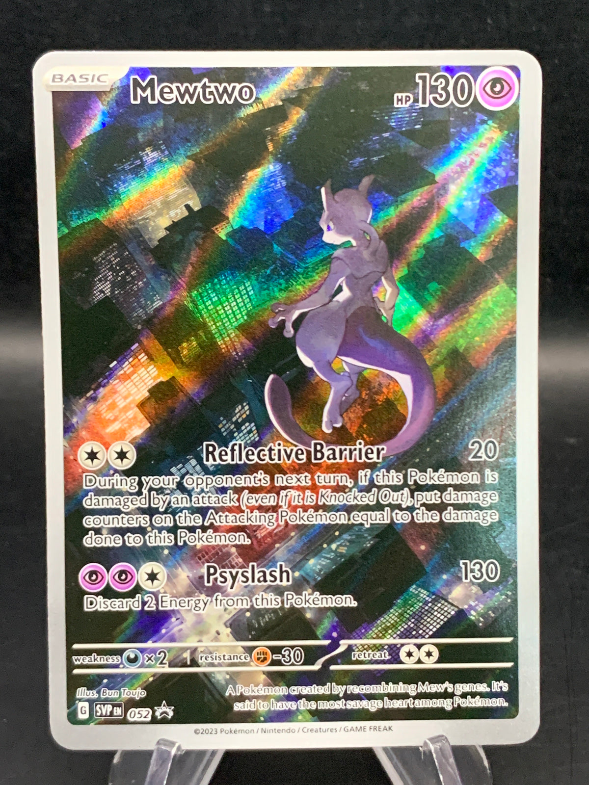 Pokemon TCG: 2023 Mewtwo #52 Scarlet & Violet Promos