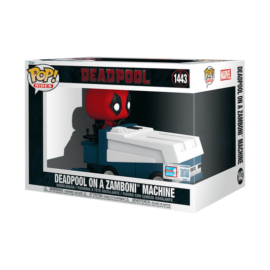 Funko PoP! Marvel: Deadpool on a Zamboni Machine 1443 (2024 Fall Convention Limited Edition)(Jumbo)