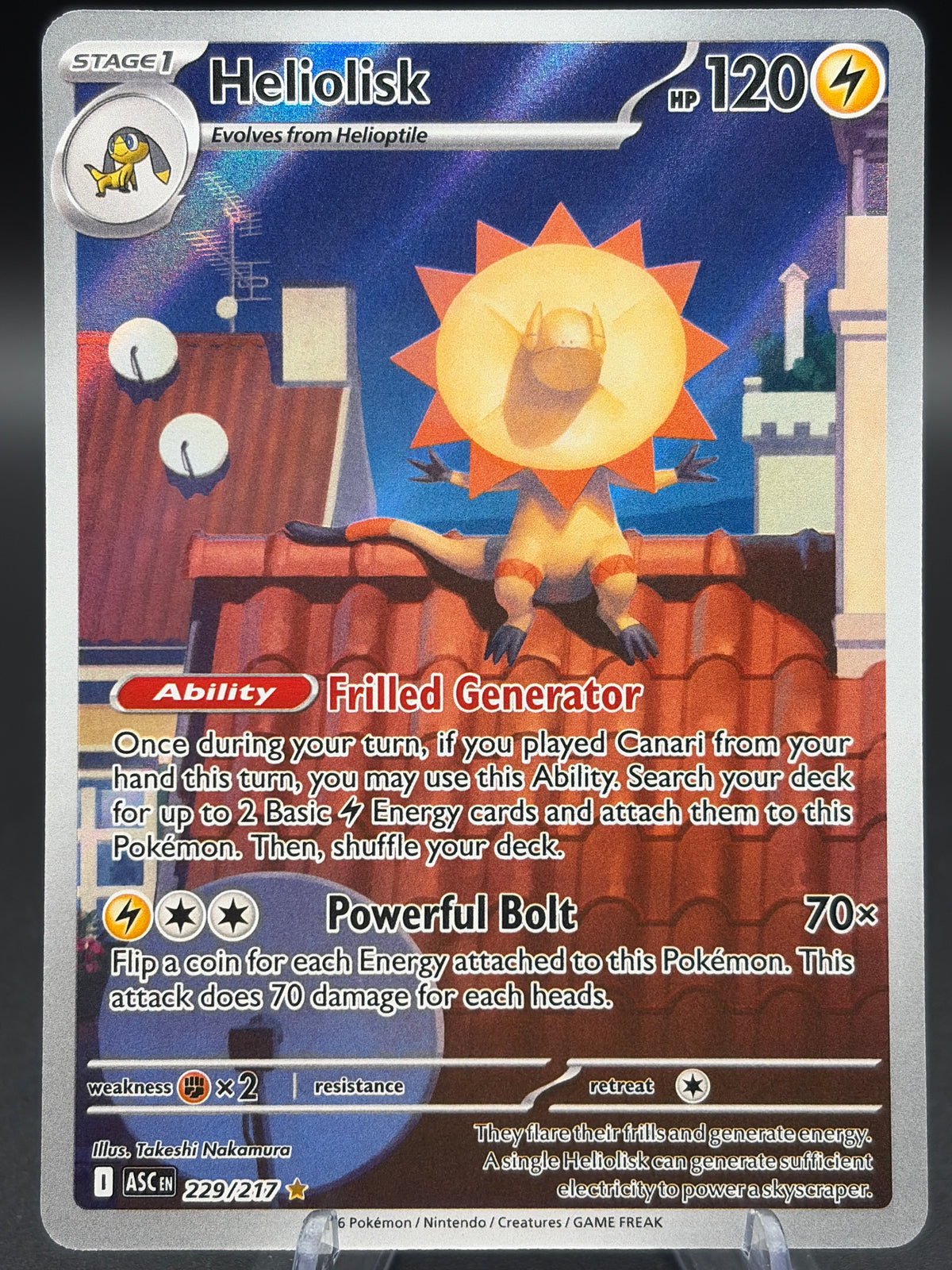 Pokémon TCG: 2026 Heliolisk - 229/217 - ME: Ascended Heroes (ASC)
