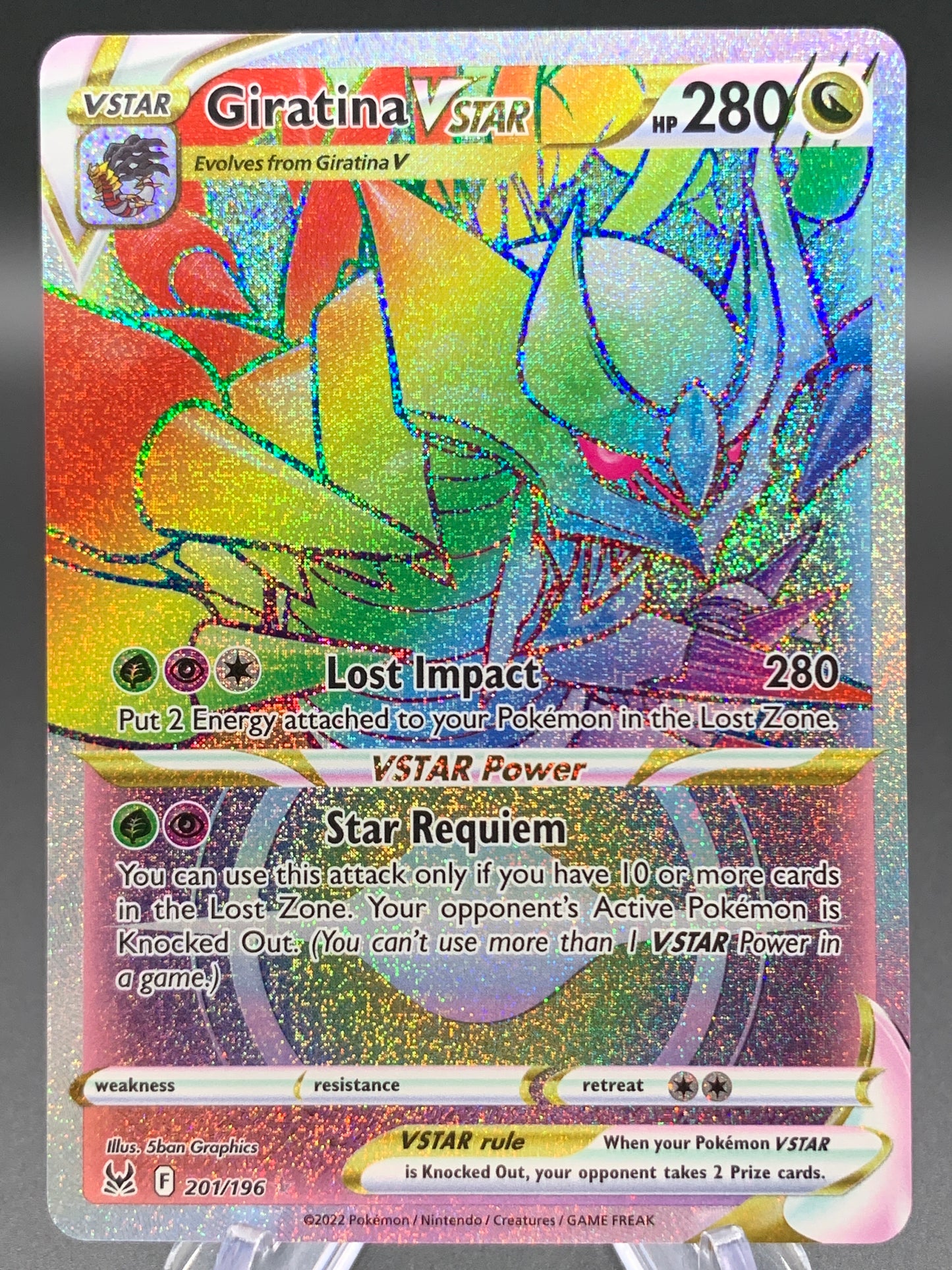 Pokémon TCG: 2022 Giratina Vstar - 201/196 - SWSH: Lost Origin