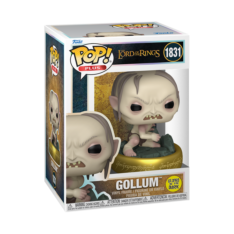 Funko PoP! Plus: The Lord of the Rings: Gollum 1831 Glow in the Dark