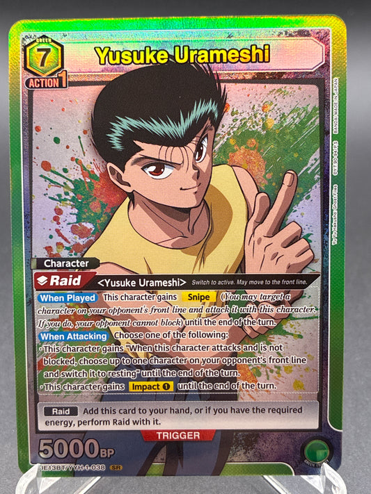 Union Arena TCG: Yusuke Urameshi (038) - UE13BT: Yu Yu Hakusho: Ghost Files (UE13BT)