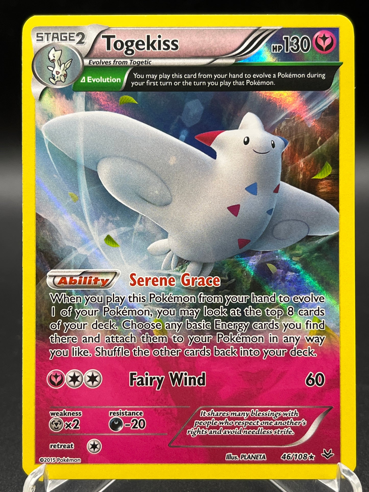 Pokémon TCG: 2015 Togekiss 46/108 - XY - Roaring Skies