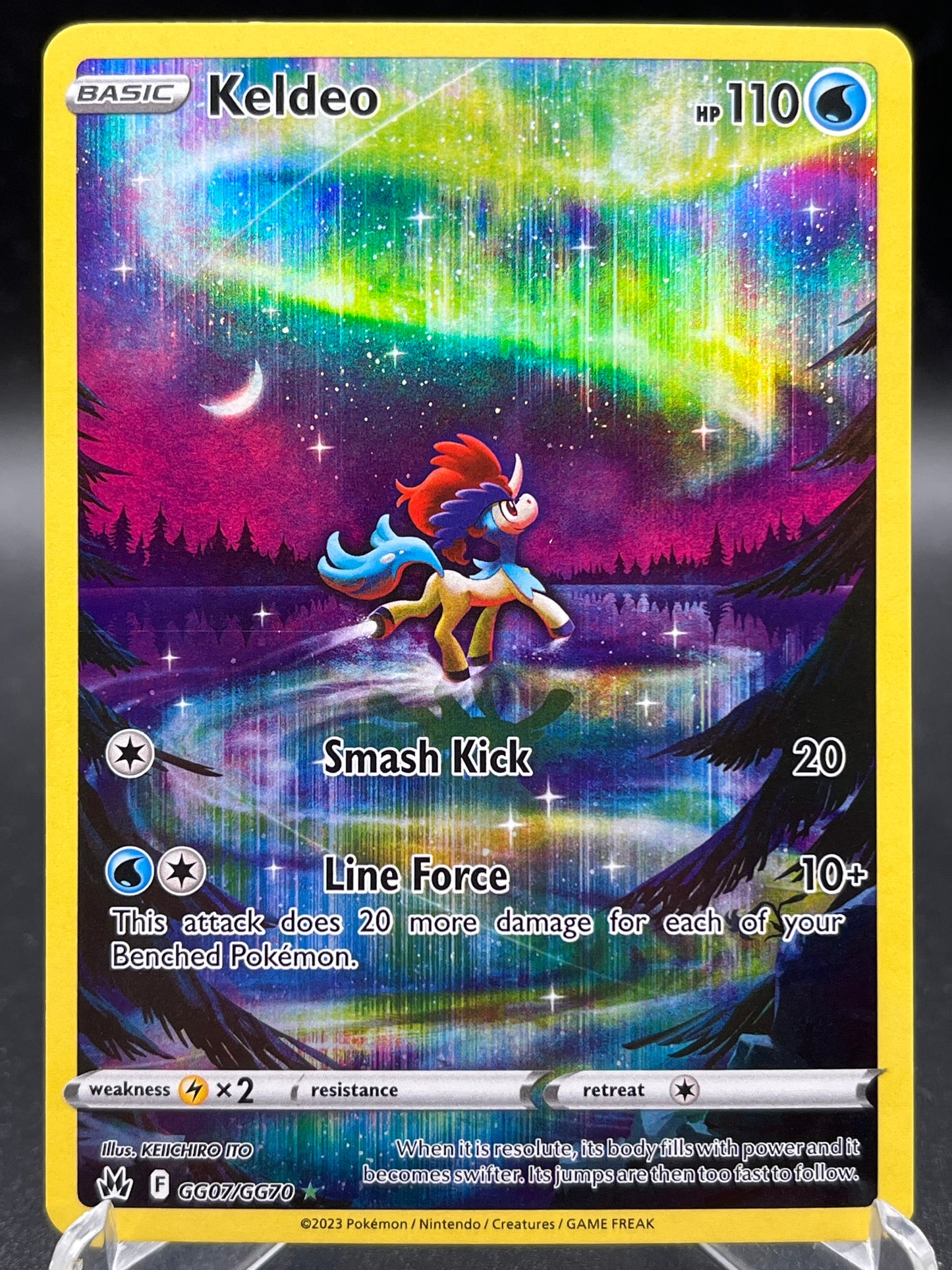Pokémon TCG: 2023 Keldeo - GG07/GG70 - SWSH: Crown Zenith Galarian Gallery